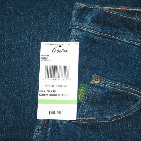 Cabela's Fleece Lined Jeans - NWT - Picture 4 of 8